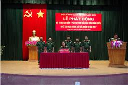 Các đơn vị phát động đợt thi đua cao điểm “Phát huy tinh thần toàn quốc kháng chiến, quyết tâm hoàn thành xuất sắc nhiệm vụ năm 2021”